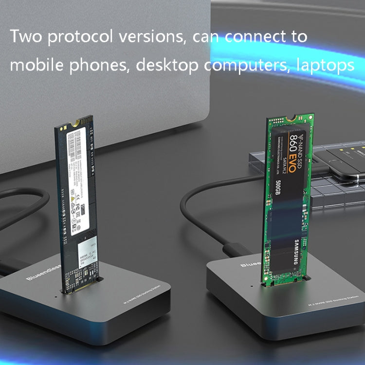 Soquete para Disco SSD M.2 NGFF / NVME Bottom USB3.1 para Portátil, SSD Externo, Disco Rígido Móvel, Estilo:, SD01 (Protocolo M.2 SATA), SD02 (Protocolo M.2 NVME)