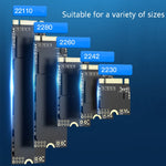 Soquete para Disco SSD M.2 NGFF / NVME Bottom USB3.1 para Portátil, SSD Externo, Disco Rígido Móvel, Estilo:, SD01 (Protocolo M.2 SATA), SD02 (Protocolo M.2 NVME)