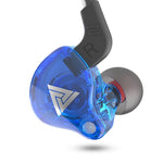 QKZ AK6 2 PCS Auriculares Desportivos Intra-auriculares com Fio 3,5mm Subwoofer, 2 PCS, 2 Pares