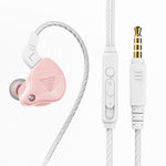 QKZ AK6 2 PCS Auriculares Desportivos Intra-auriculares com Fio 3,5mm Subwoofer, 2 PCS, 2 Pares