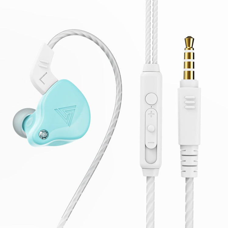 QKZ AK6 2 PCS Auriculares Desportivos Intra-auriculares com Fio 3,5mm Subwoofer, 2 PCS, 2 Pares