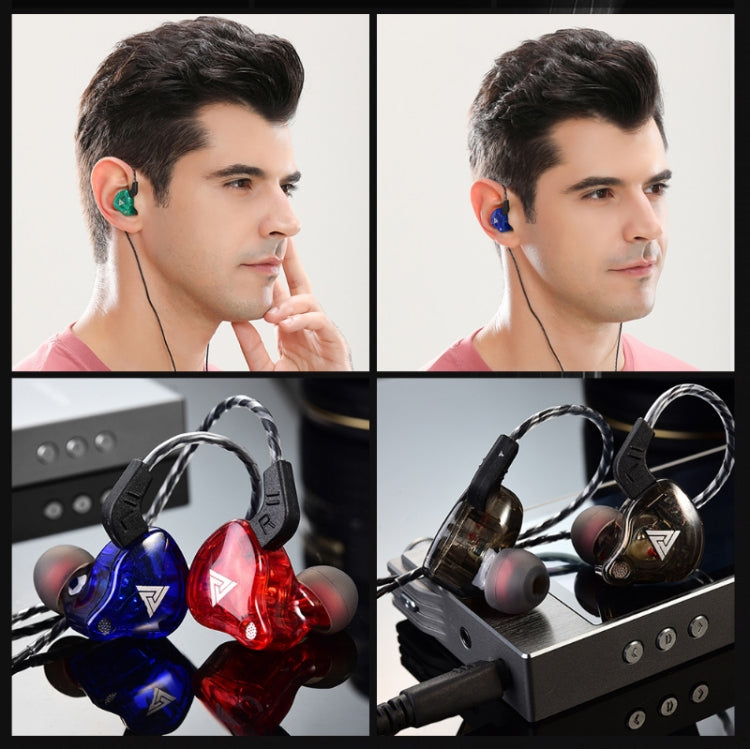 QKZ AK6 2 PCS Auriculares Desportivos Intra-auriculares com Fio 3,5mm Subwoofer, 2 PCS, 2 Pares