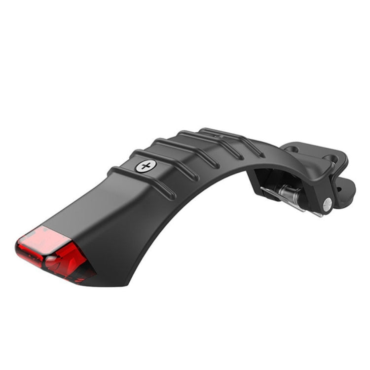Para Guarda-lamas Traseiro em Fibra de Carbono e Liga de Alumínio para Scooter Elétrico de 5 polegadas / 5,5 polegadas / 6,5 polegadas com Luz Traseira LED