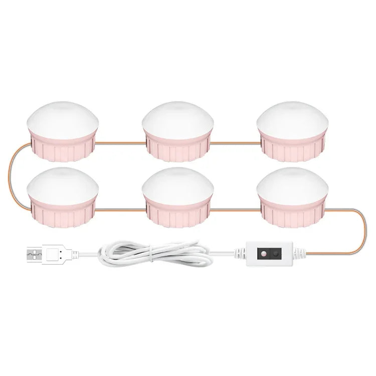 Lâmpada LED para Maquilhagem Luz de Preenchimento de Beleza para Espelho Luz Frontal com Sensor de Movimento Manual, 2 Lâmpadas, 6 Lâmpadas, 10 Lâmpadas, 14 Lâmpadas