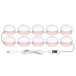 Lâmpada LED para Maquilhagem Luz de Preenchimento de Beleza para Espelho Luz Frontal com Sensor de Movimento Manual, 2 Lâmpadas, 6 Lâmpadas, 10 Lâmpadas, 14 Lâmpadas