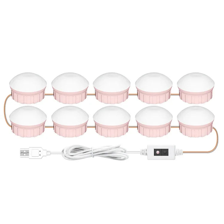Lâmpada LED para Maquilhagem Luz de Preenchimento de Beleza para Espelho Luz Frontal com Sensor de Movimento Manual, 2 Lâmpadas, 6 Lâmpadas, 10 Lâmpadas, 14 Lâmpadas