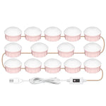 Lâmpada LED para Maquilhagem Luz de Preenchimento de Beleza para Espelho Luz Frontal com Sensor de Movimento Manual, 2 Lâmpadas, 6 Lâmpadas, 10 Lâmpadas, 14 Lâmpadas