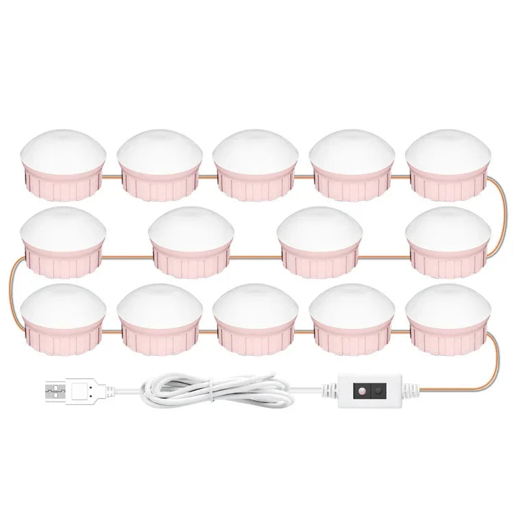 Lâmpada LED para Maquilhagem Luz de Preenchimento de Beleza para Espelho Luz Frontal com Sensor de Movimento Manual, 2 Lâmpadas, 6 Lâmpadas, 10 Lâmpadas, 14 Lâmpadas