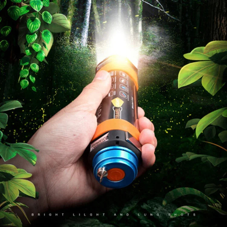Luz LED para Campismo Exterior Multifuncional Lanterna de Emergência IP68 à Prova de Água com Função Repelente de Mosquitos / Aviso, T15, T25, T30