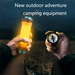 Luz LED para Campismo Exterior Multifuncional Lanterna de Emergência IP68 à Prova de Água com Função Repelente de Mosquitos / Aviso, T15, T25, T30