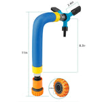 Brinquedo de Jardim Regador Giratório Automático 360 Graus para Trampolim, Tamanho:, Grande (Verde), Pequeno (Azul)