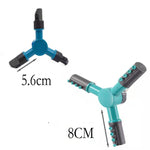 Brinquedo de Jardim Regador Giratório Automático 360 Graus para Trampolim, Tamanho:, Grande (Verde), Pequeno (Azul)