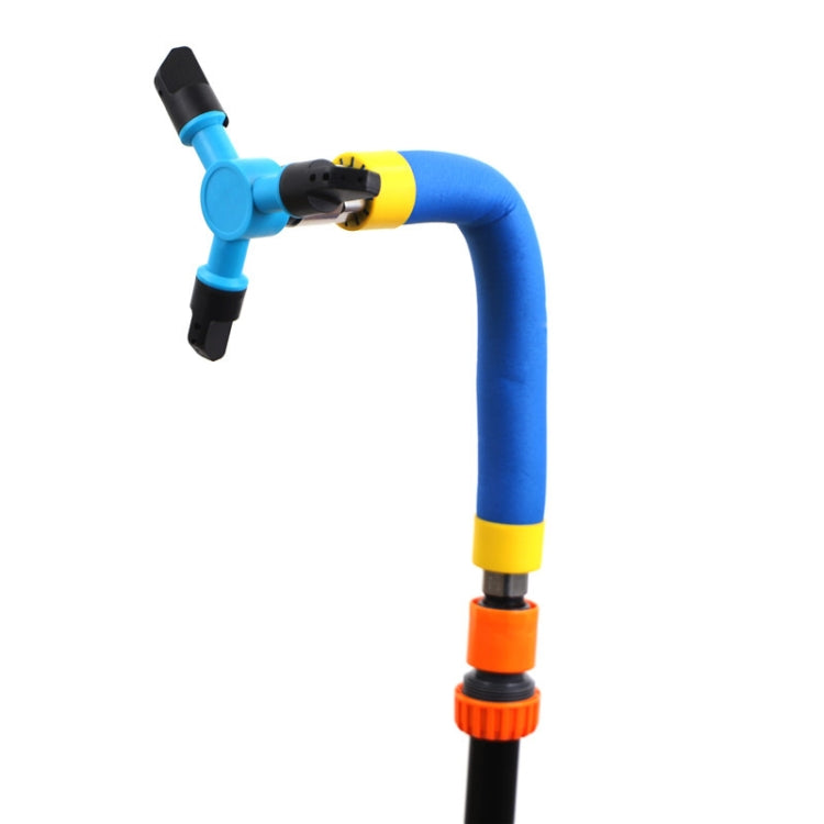 Brinquedo de Jardim Regador Giratório Automático 360 Graus para Trampolim, Tamanho:, Grande (Verde), Pequeno (Azul)