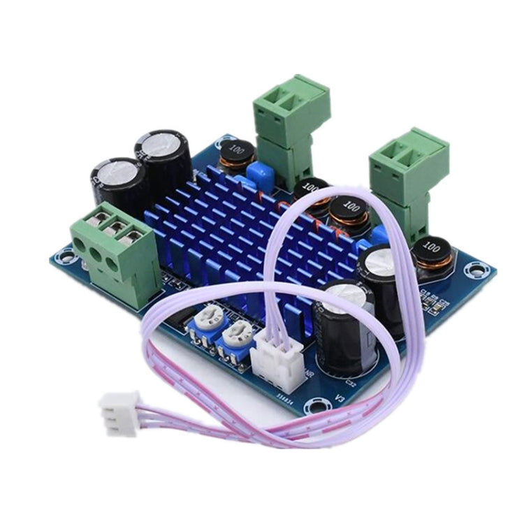 HW-447 Placa Amplificadora Digital de Alta Potência TPA3116D2 Chassis Plug-in Dedicado 5-28V Saída 120W