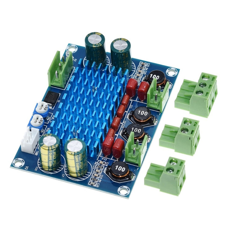 HW-447 Placa Amplificadora Digital de Alta Potência TPA3116D2 Chassis Plug-in Dedicado 5-28V Saída 120W