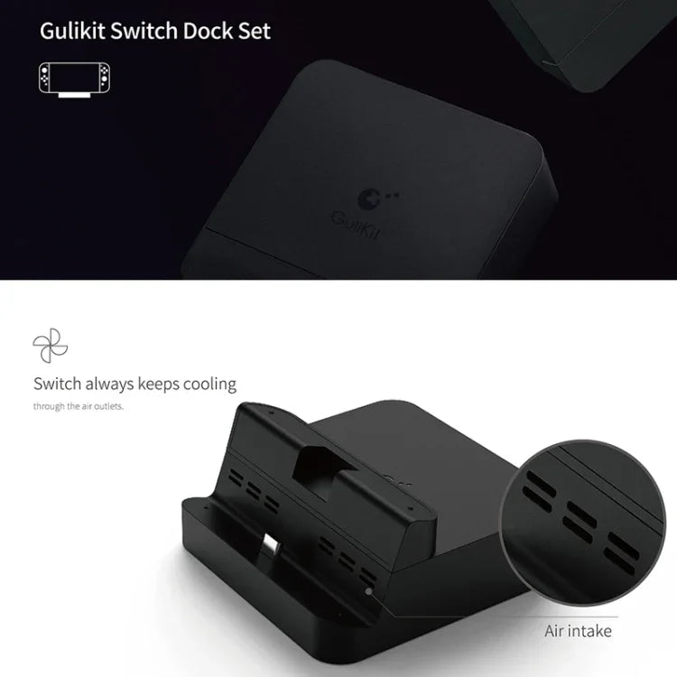 Suporte de Vídeo Portátil para Telemóvel Gulikit para Nintendo Switch, Suporte de Vídeo de Acoplamento