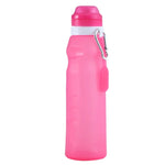 Copo Dobrável de Silicone XC-282 600ml para Camping, Ciclismo e Desporto, Branco, Rosa, Azul, Cor Toranja