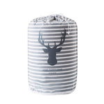 Saco de Armazenamento para Edredão à Prova de Água e Humidade de Grande Capacidade para Casa, Rena às Riscas, Cerveja Fofa, Cacto, Guirlandas