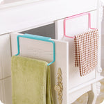 Suporte para Toalhas de Cozinha para Pendurar no Armário ou Porta, Suporte para Esponja, Suporte de Armazenamento para Casa de Banho, Branco, Azul, Verde, Rosa