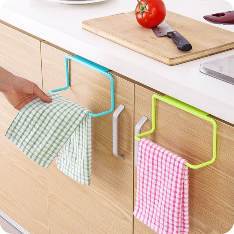 Suporte para Toalhas de Cozinha para Pendurar no Armário ou Porta, Suporte para Esponja, Suporte de Armazenamento para Casa de Banho, Branco, Azul, Verde, Rosa