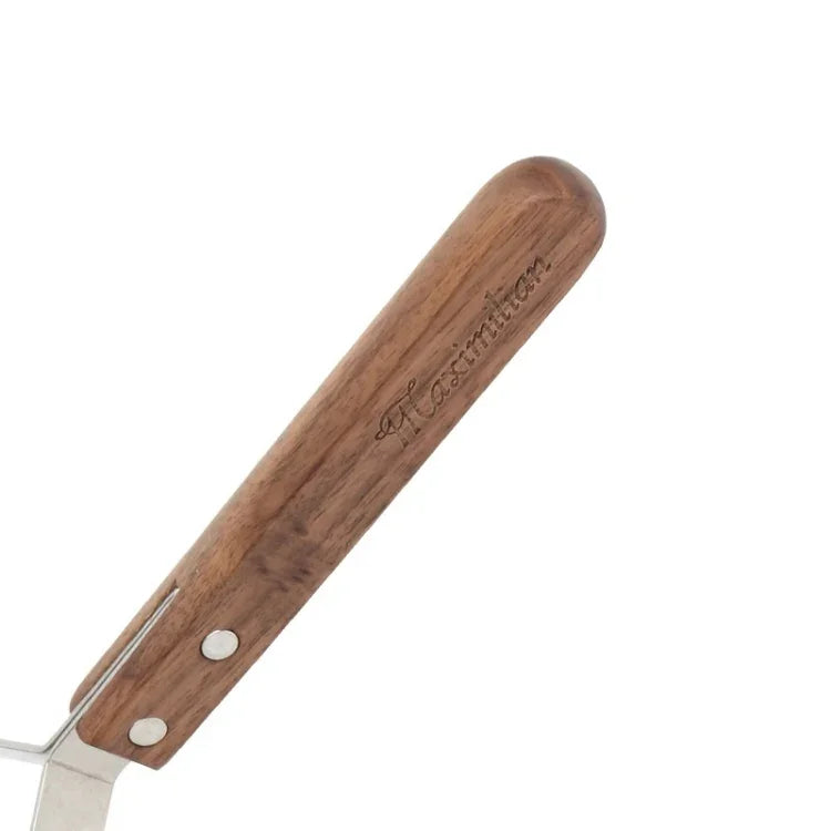 Pente de Limpeza e Cuidados para Animais de Estimação em Aço Inoxidável Walnut, Grande