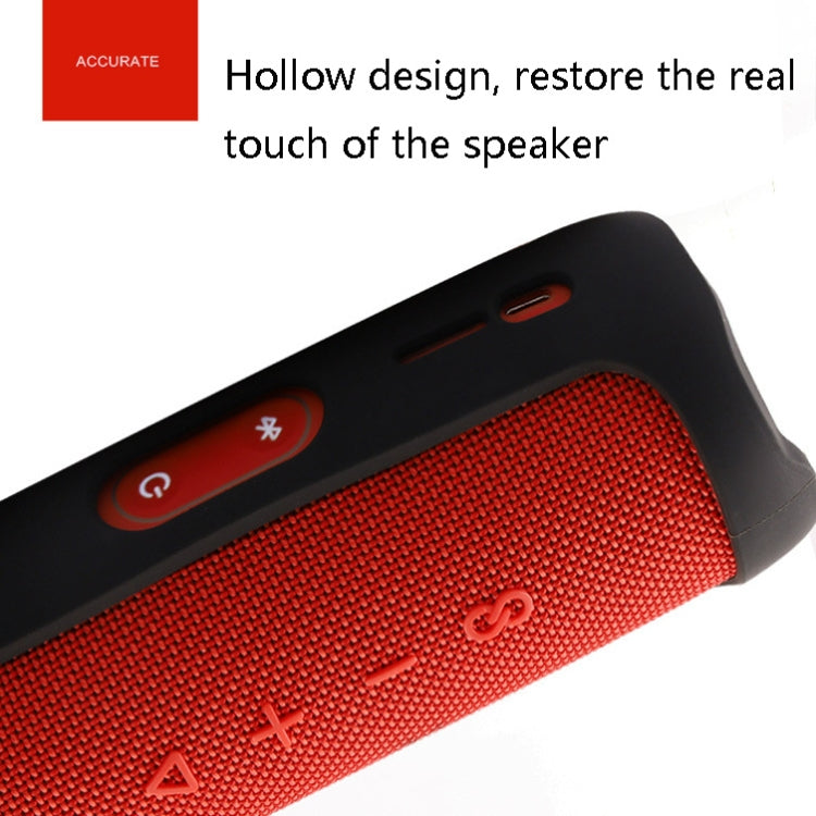 Capa Protetora de Silicone Ecológica JBA-F5 para Altifalante Bluetooth JBL Flip 5, Preto, Vermelho, Azul Marinho