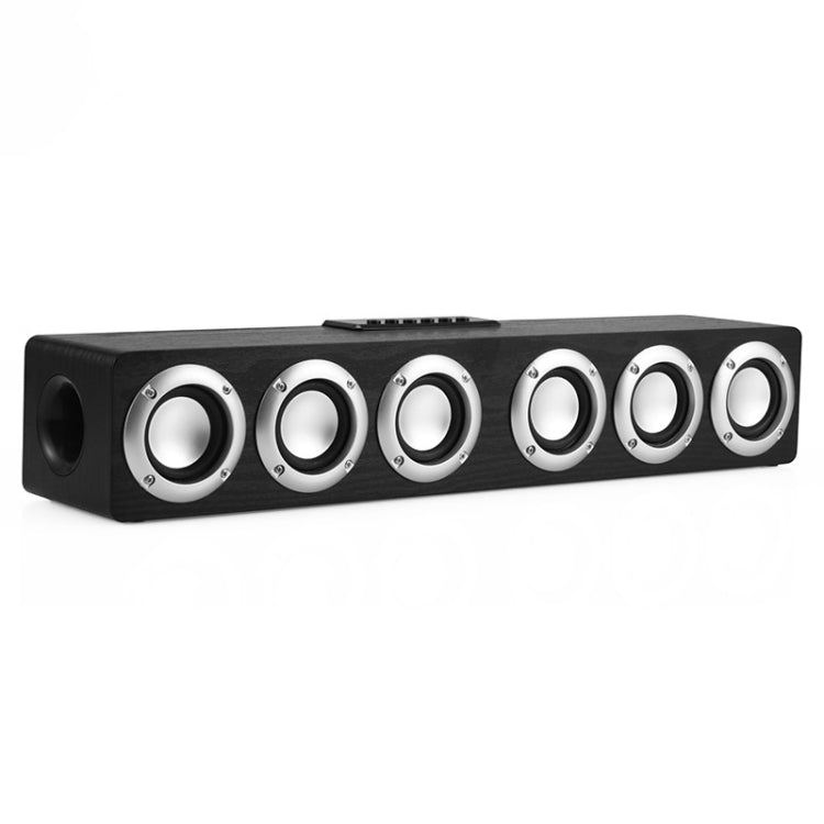 Altifalante Bluetooth M1 Relógio de Secretária de Madeira Altifalante Sem Fios, Amarelo, Preto
