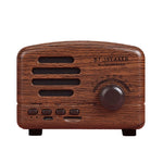 Altifalante Bluetooth Retro Sem Fios BT01 Rádio Portátil Suporte para Cartão TF, Rosa, Azul, Preto, Vermelho, Grão de Madeira