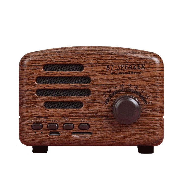 Altifalante Bluetooth Retro Sem Fios BT01 Rádio Portátil Suporte para Cartão TF, Rosa, Azul, Preto, Vermelho, Grão de Madeira