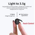 Auricular Bluetooth Sem Fios Y30 5.0 Intra-auricular Mini, Preto, Branco, Ecrã Digital Preto