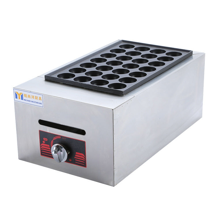 Fogão a Gás para Bolas de Peixe com Revestimento, Máquina para Fazer Takoyaki, Revestimento a Gás