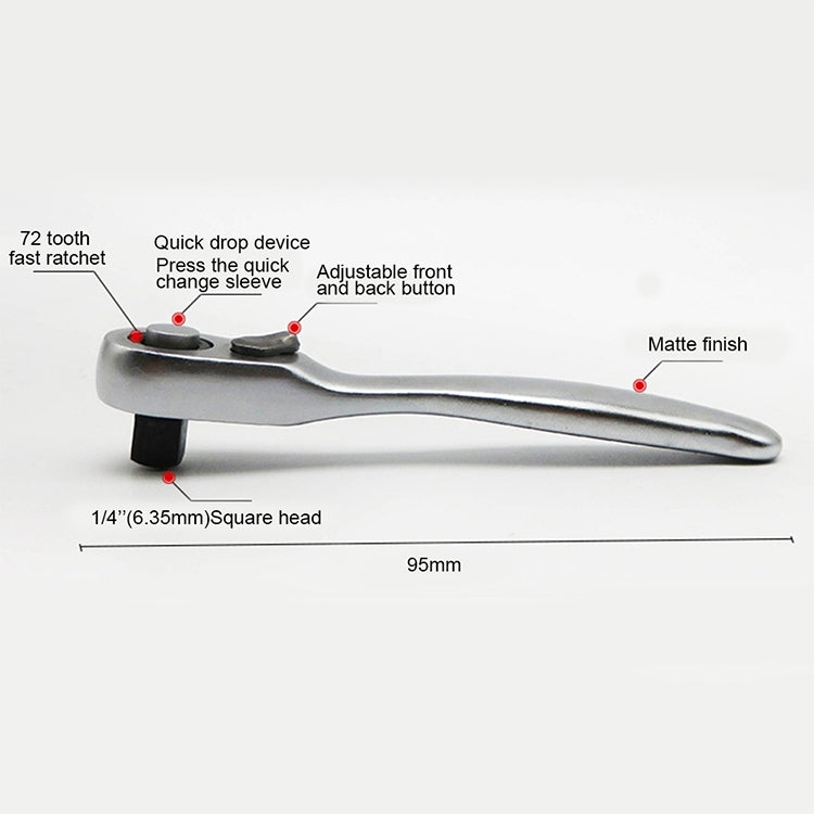 Chave de Catraca de Torque de Extremidade Única Mini Portátil Ferramentas de Reparação Manuais, Chave de Extremidade Única