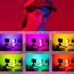 Luz Pequena para Fotografia e Vídeo com Cores RGB Ulanzi VL120 RGB para Câmara SLR, VL120 RGB