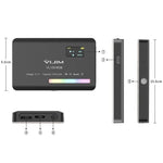 Luz Pequena para Fotografia e Vídeo com Cores RGB Ulanzi VL120 RGB para Câmara SLR, VL120 RGB