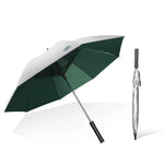 Guarda-chuva Multifuncional para Sol e Chuva 9033 com Ventoinha, Cola Prateada de Titânio, Proteção Solar e UV, Cabo Longo, Rosa, Preto, Verde Tinta