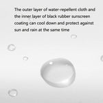 Guarda-chuva Multifuncional para Sol e Chuva 9033 com Ventoinha, Cola Prateada de Titânio, Proteção Solar e UV, Cabo Longo, Rosa, Preto, Verde Tinta
