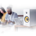 Coluna de Secretária Bluetooth Edifier R1080BT, Ficha US, R1080BT Branco, R1080BT Preto