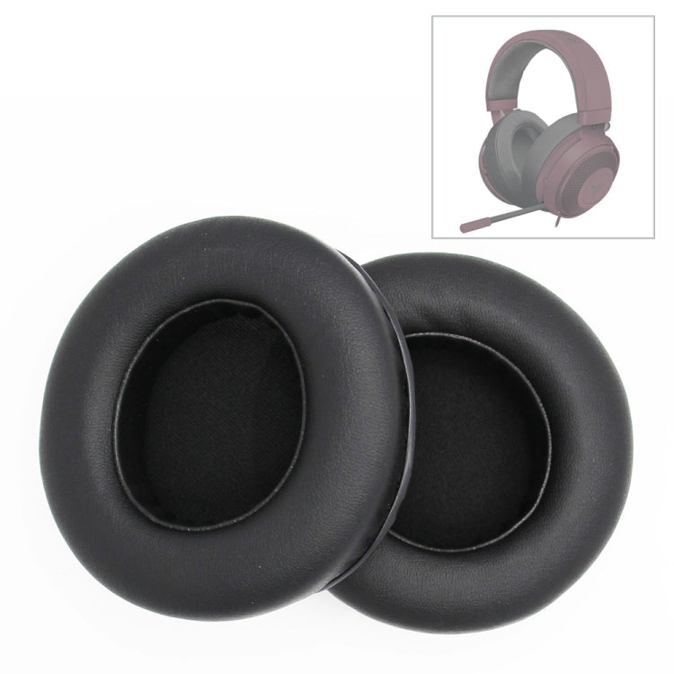 1 Par de Espuma Espessa para Auscultadores 90mm Almofadas para Kraken 7.1 V2 Pro, Preto, Laranja