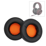 1 Par de Espuma Espessa para Auscultadores 90mm Almofadas para Kraken 7.1 V2 Pro, Preto, Laranja