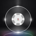 Base de Copo LED Piscante para Bar KTV, Base Luminosa para Cocktail, Base Redonda com Luz Branca, Base Redonda com Luz Colorida, Versão Melhorada Antiderrapante com Luz Branca, Versão Melhorada Antiderrapante com Luz Colorida