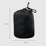 Rede de Dormir Multi-pessoa para Exterior, Grande Tenda Aérea de Árvore, Rede de Camping Triangular, 2,9m Preto