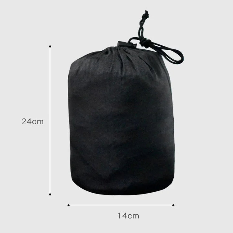 Rede de Dormir Multi-pessoa para Exterior, Grande Tenda Aérea de Árvore, Rede de Camping Triangular, 2,9m Preto