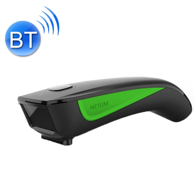 Leitor de Código de Barras Bluetooth Sem Fios NETUM Portátil para Armazém e Expresso, Modelo: C990 Bidimensional, C750 Bidimensional, C990 Bidimensional, C740 Unidimensional
