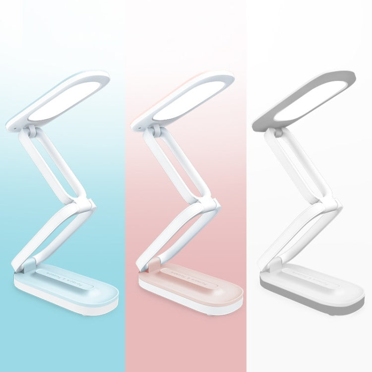 Candeeiro de Secretária LED YAGE T125 USB Dobrável para Leitura com Luz para Proteção dos Olhos, Branco Porcelana, Azul Branco, Rosa Branco
