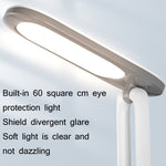 Candeeiro de Secretária LED YAGE T125 USB Dobrável para Leitura com Luz para Proteção dos Olhos, Branco Porcelana, Azul Branco, Rosa Branco