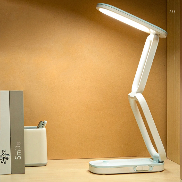 Candeeiro de Secretária LED YAGE T125 USB Dobrável para Leitura com Luz para Proteção dos Olhos, Branco Porcelana, Azul Branco, Rosa Branco