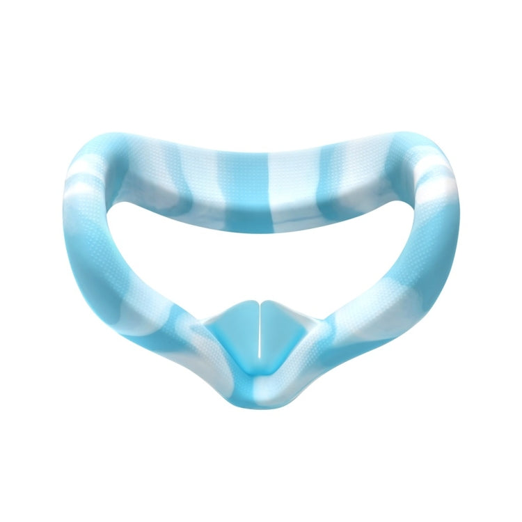 Capa de Silicone para Olhos VR Anti-suor e Descontaminação para Óculos VR Oculus Quest 2, Branco Azul, Branco Rosa, Branco Amarelo