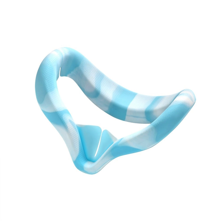 Capa de Silicone para Olhos VR Anti-suor e Descontaminação para Óculos VR Oculus Quest 2, Branco Azul, Branco Rosa, Branco Amarelo