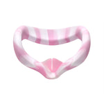 Capa de Silicone para Olhos VR Anti-suor e Descontaminação para Óculos VR Oculus Quest 2, Branco Azul, Branco Rosa, Branco Amarelo