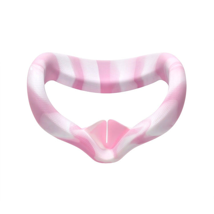 Capa de Silicone para Olhos VR Anti-suor e Descontaminação para Óculos VR Oculus Quest 2, Branco Azul, Branco Rosa, Branco Amarelo